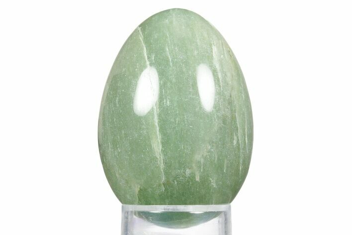 Polished Green Aventurine Egg - India #356275
